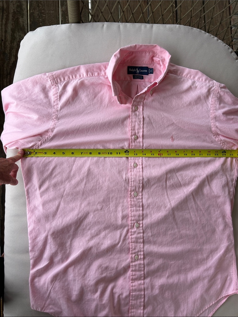 Ralph Lauren Light Pink Button-Down Oxford Shirt - Picture 4 of 5